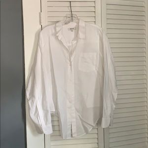 Madewell Front tie button down